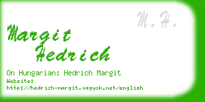 margit hedrich business card
